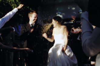 Shawn and Marjorie Brimley, writer of DC widow blog, after their wedding
