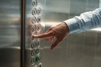 Elevator man similar to that in story by DC widow blog writer Marjorie Brimley
