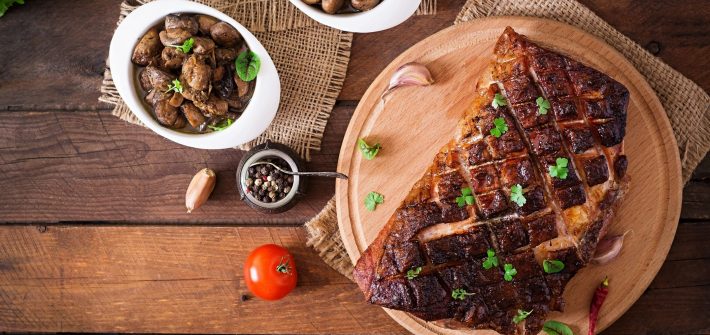 Meat on table for blog by DC widow writer Marjorie Brimley