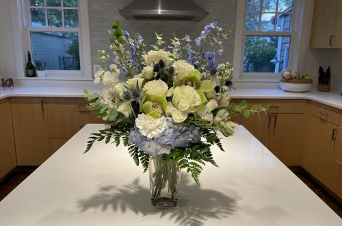 Bouquet of flowers for DC widow blog writer Marjorie Brimley Hale