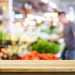 Blurred grocery store for blog by DC widow writer Marjorie Brimley Hale