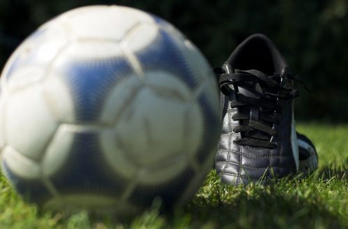 Soccer ball and cleats for blog by DC widow writer Marjorie Brimley Hale