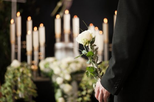 Candles at funeral for blog by DC widow writer Marjorie Brimley Hale